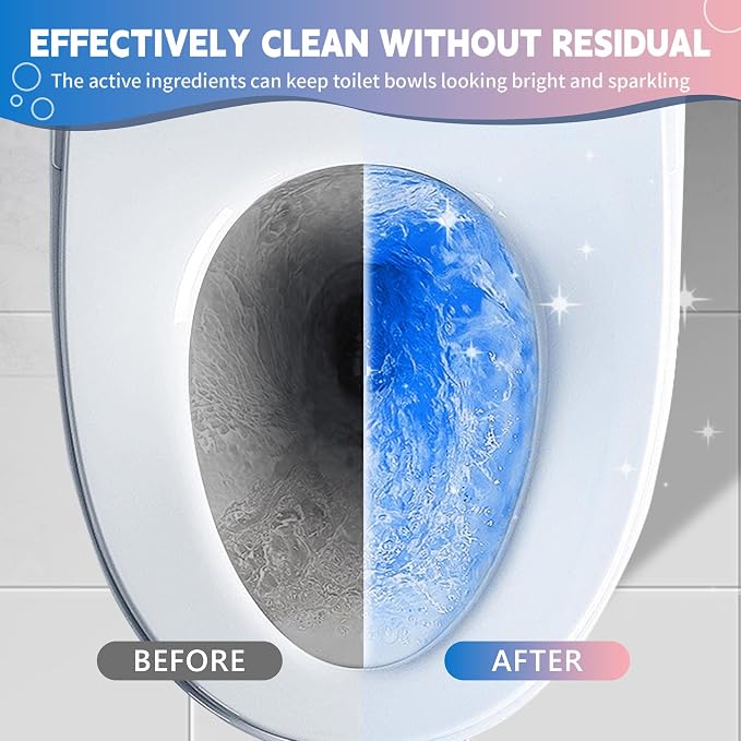 Toilet Bowl Cleaner Tablets, Automatic Toilet Bowl Cleaners, Long-Lasting - Image 2