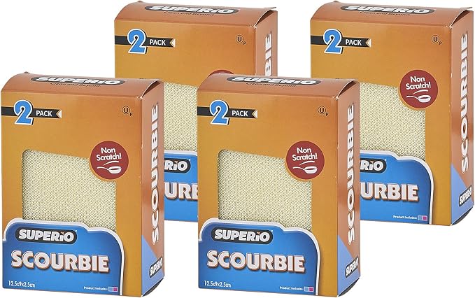 Superio Nylon Cleaning Pad, Dish Scrubbers, Copper cookware, Dishes and - Image 2