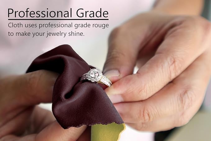 Cadie Silver Polishing Rouge Cloth - Image 2