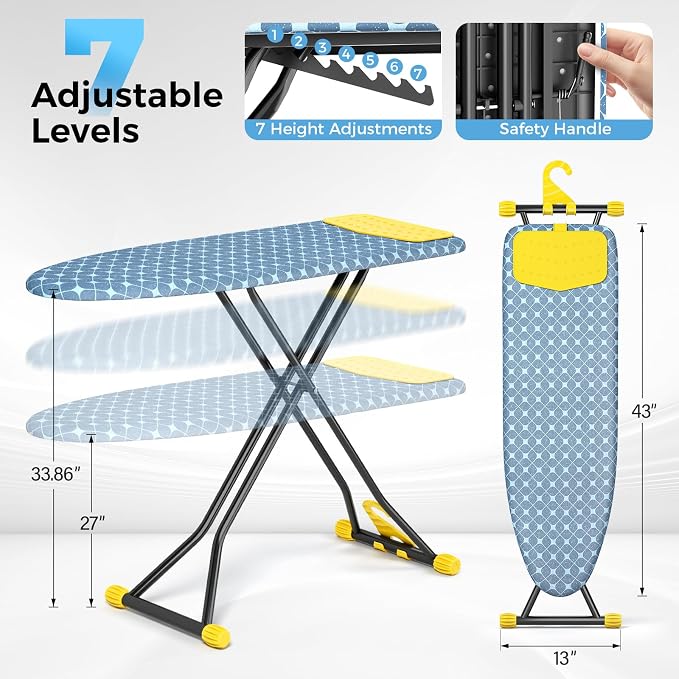 KINGBOARD Ironing Board, Compact Iron Board - Image 2