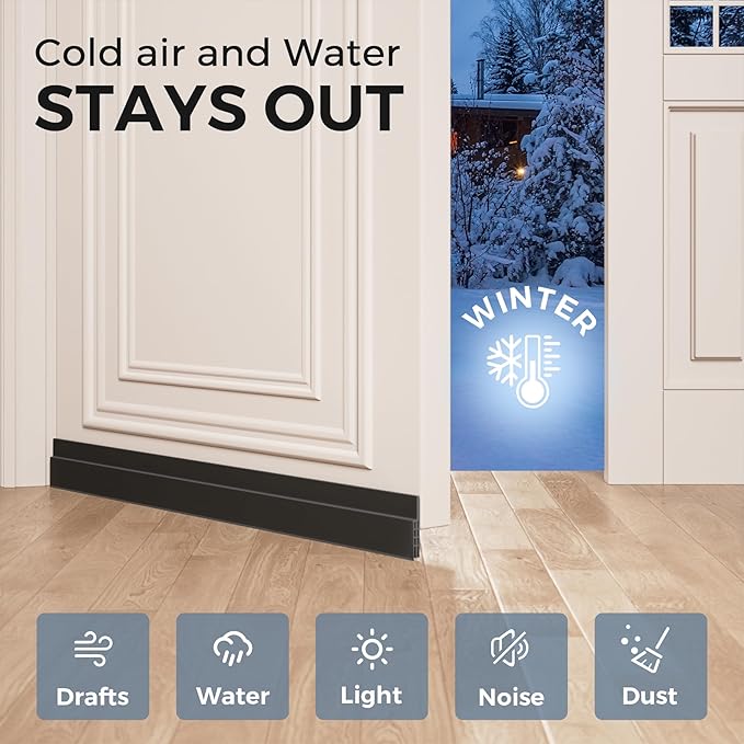 GroTheory 2 Pack Under Door Draft Stopper, Home Improvement, Weather Stripping - Image 2