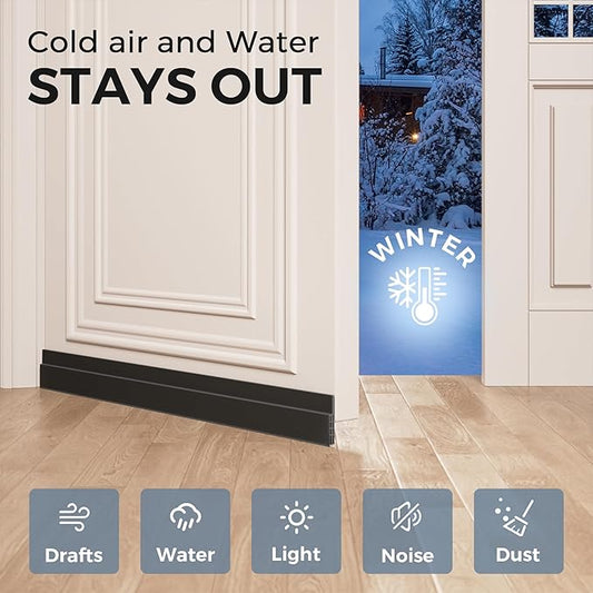 GroTheory 2 Pack Under Door Draft Stopper, Home Improvement, Weather Stripping - Image 2