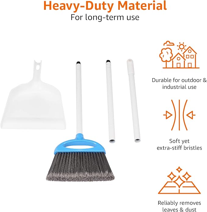 Amazon Basics Dustpan Broom Set - Image 4