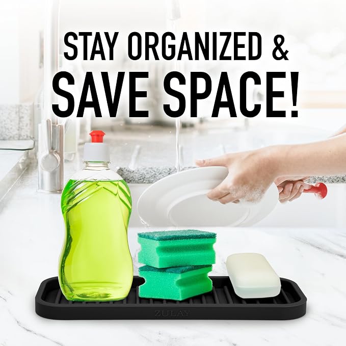 Zulay Kitchen Silicone Sponge Holder - Image 6