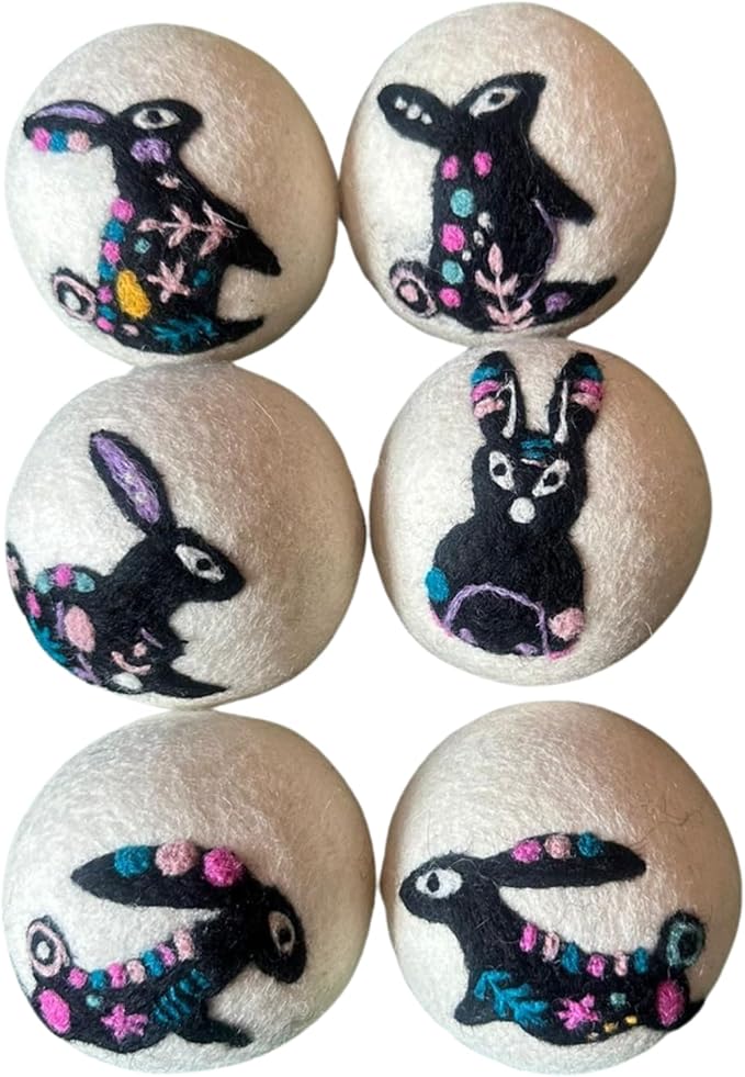 Ezhippie Quality Wool Dryer Balls by EzHiPpiE