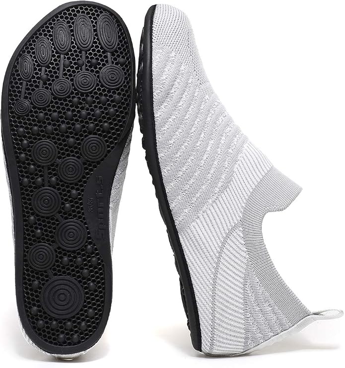 Adult Indoor House Slippers Socks Lightweight Non Slip Grip House Home Shoes - Image 3