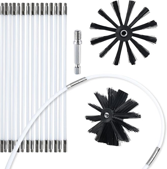 HOKLNUSE Dryer Vent Cleaner Kit Chimney Sweep Cleaning Tools Pellet Stove by HOKLNUSE
