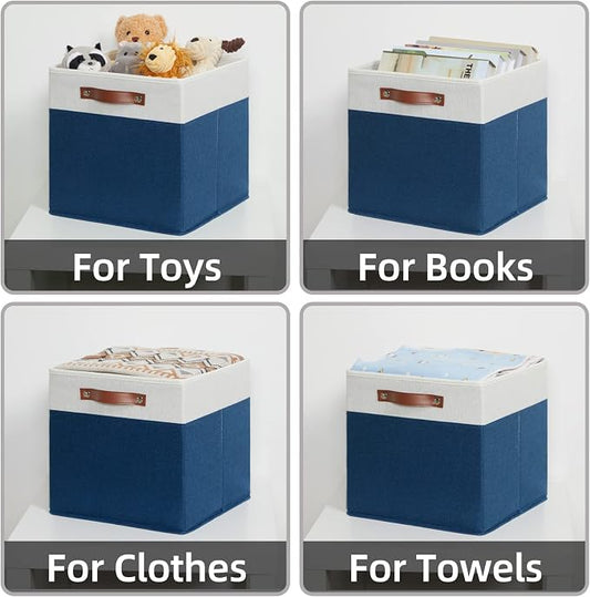 HNZIGE Fabric Storage Cubes Bins - Image 2