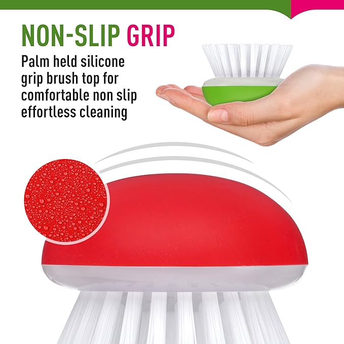 Vegetable Brush Scrubber for Food – 2Pcs Set Fruit and Veggie Brush – Silicone - Image 2