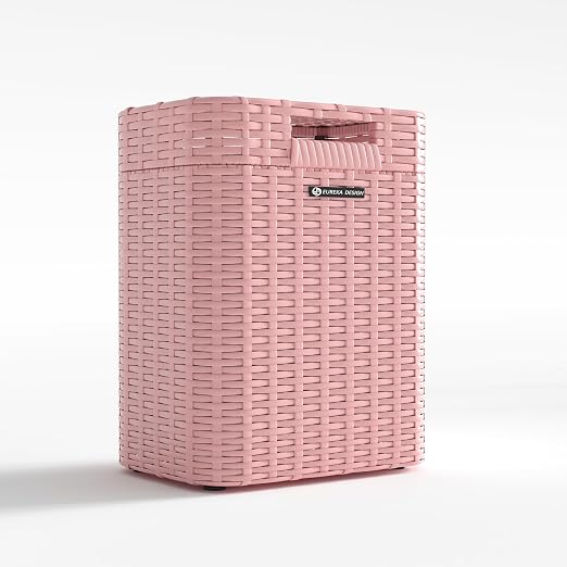 Ypati Handwoven 4 Gallon Rattan Trash Can - Image 7