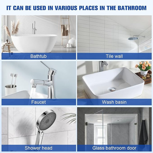 2PCS Bathroom Descaler Foam Cleaner, Stubborn Stains Cleaner, Bath-room - Image 2