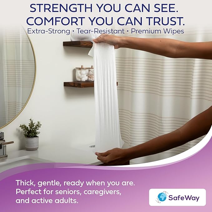 SAFEWAY Adult Wipes Disposable — Multi-Purpose Wipes, Alcohol-Free, Preferred - Image 4