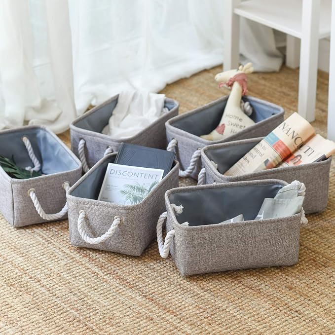TheWarmHome Foldable Small Storage Baskets - Image 5