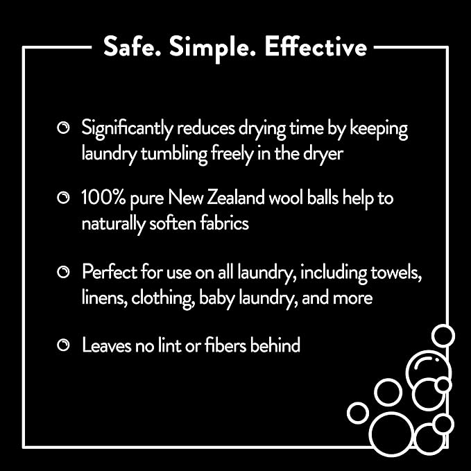 Molly's Suds Wool Dryer Balls | XL, Premium Organic Fabric Softener, - Image 3