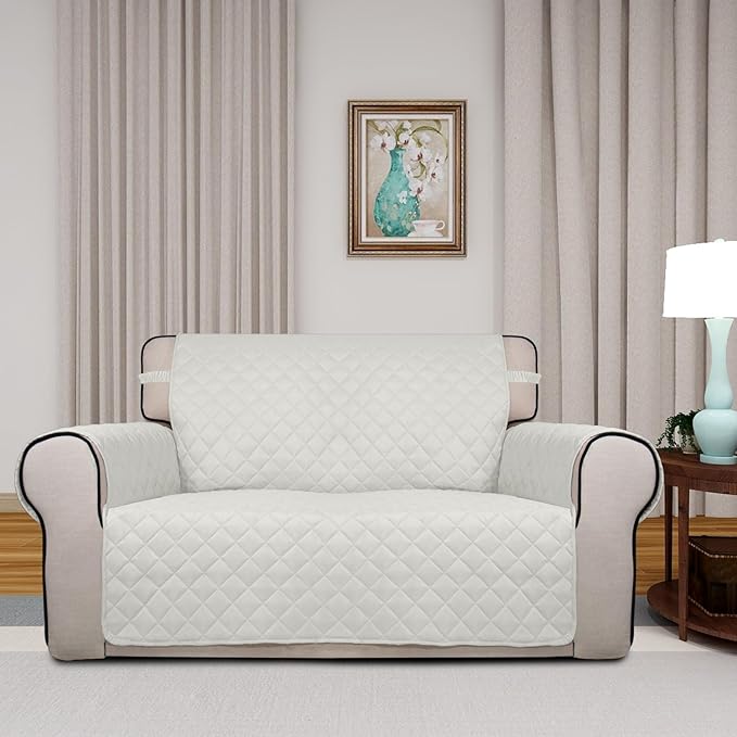 PureFit Reversible Quilted Sofa Cover, Water Resistant Slipcover Furniture - Image 2