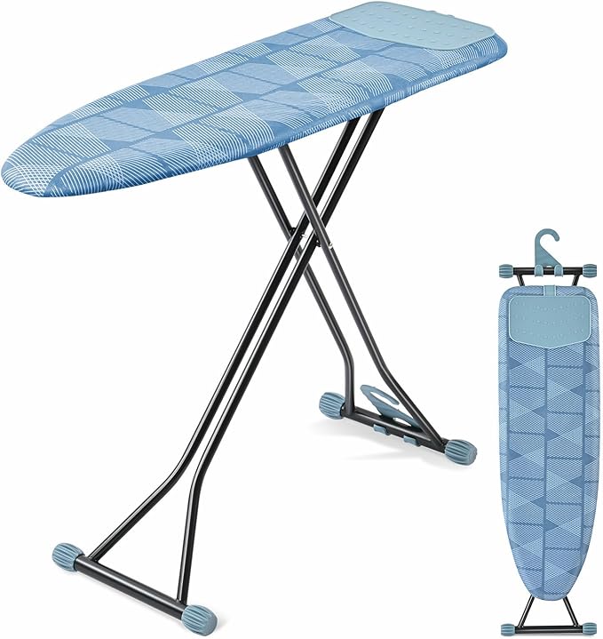 APEXCHASER Ironing Board with Iron Rest, Compact and Space Saver Iron Board by APEXCHASER