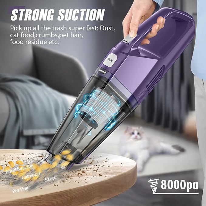 Handheld Vacuum Cordless – Car Vac Portable - Image 6