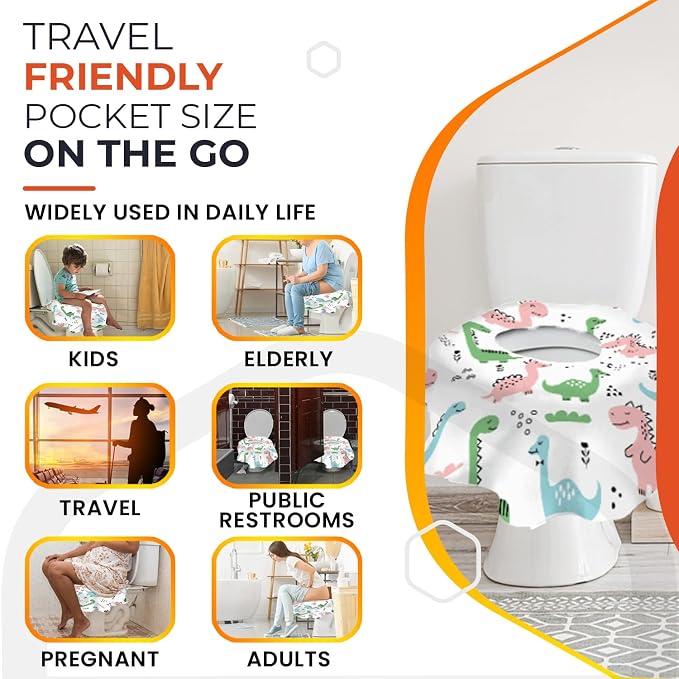 20 Extra Large Toilet Seat Covers Disposable - Image 3