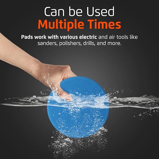 Venzo 3 Inch Buffing Polishing Pads, Buffing Polishing Kit, Waxing Pads - Image 5