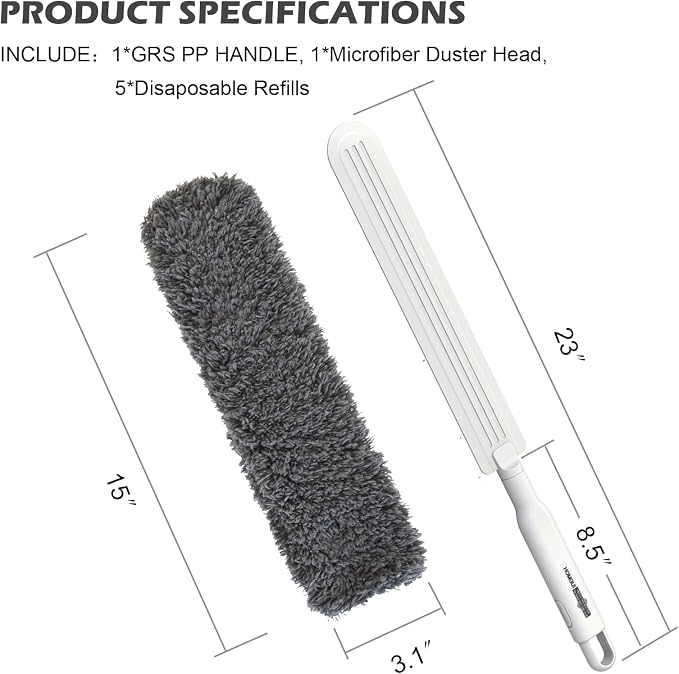 Microfiber Duster, Dusters for Cleaning, Hand Duster - Image 2