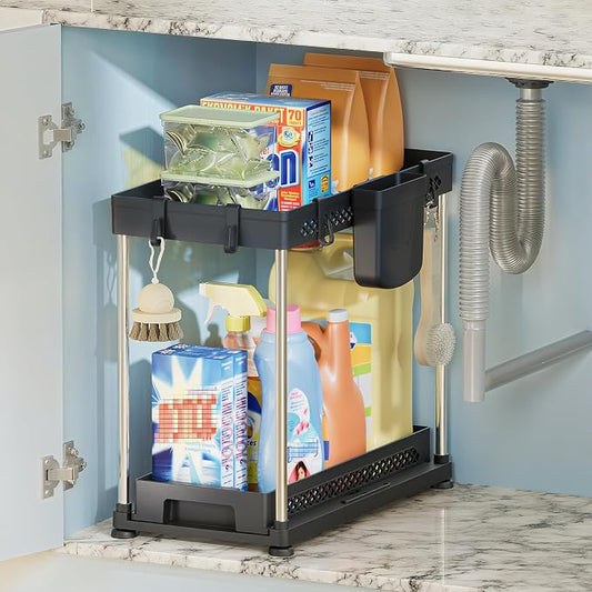 Under Sink Organizer, 2 Tier Pull Out Cabinet Organizer by Unknown