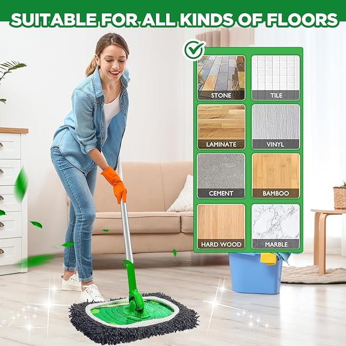 Reusable Microfiber Mop Pads for Swiffer Sweeper - Image 4