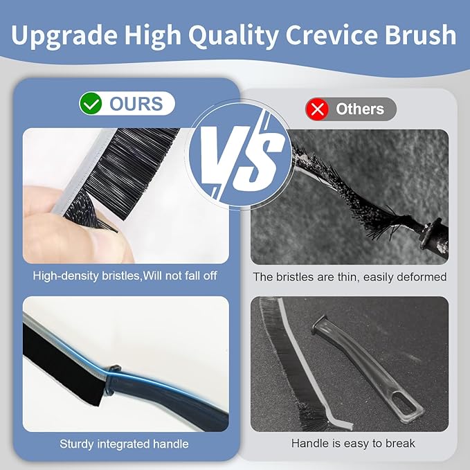 5 PCS Crevice Cleaning Brush, Bathroom Cleaning Brush Tool - Image 2