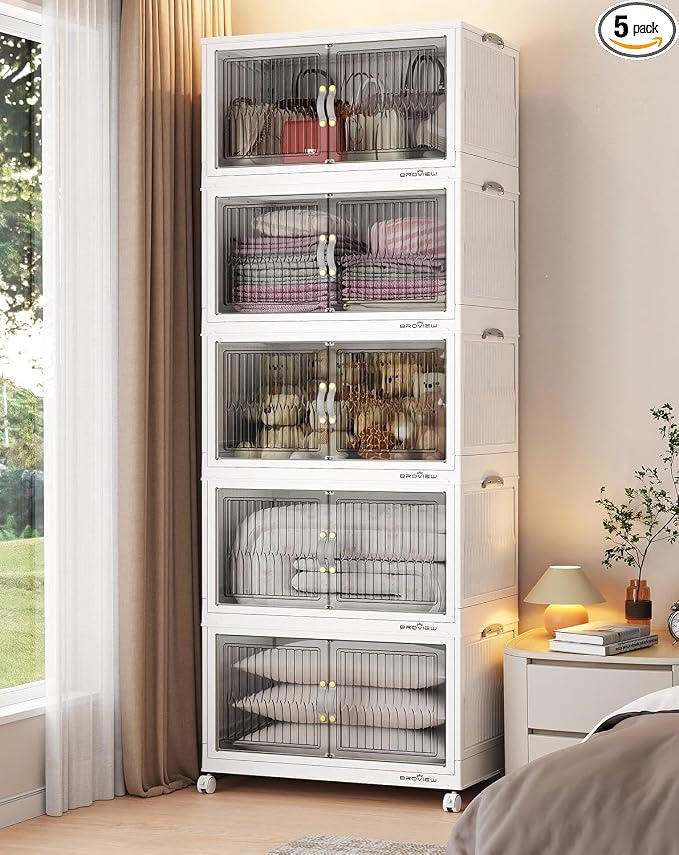 BROVIEW 400Qt Stackable Storage Bins by BROVIEW-EnjoytheArtofLife
