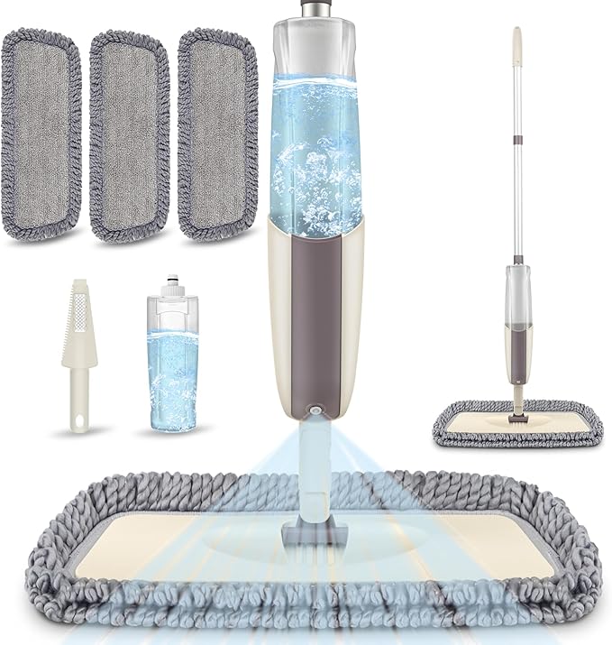 Spray Wet Mops for Hardwood Floor Cleaning by MEXERRIS