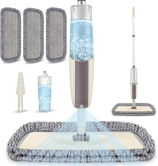 Spray Wet Mops for Hardwood Floor Cleaning by MEXERRIS