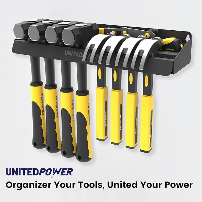 UNITEDPOWER Hammer Holder, Wall Mount Storage Rack Organizer - Image 7