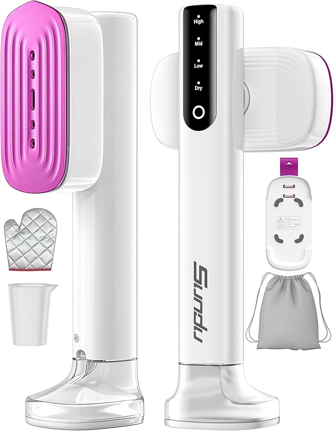 Sundu Steamer for Clothes, 15s Fast Heat-up Handheld Garment Steamer, 35mins by Sundu