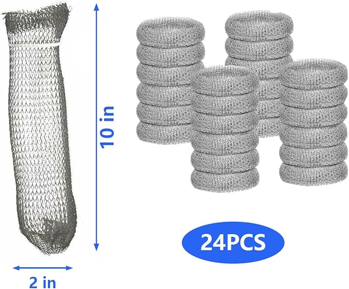 Stainless Steel Lint Traps for Washing Machine Drain Hose – Mesh Filter - Image 2