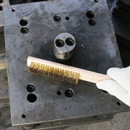 MAXMAN Brass Brush 3Pcs, Soft Brass Bristle Wire Brush - Image 5