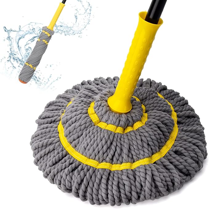 Self Wringing Twist Mop, Wet Mop by KeFanta