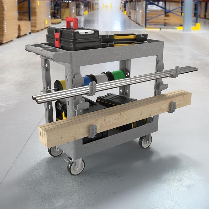 Heavy Duty Rolling Utility Cart - Image 5