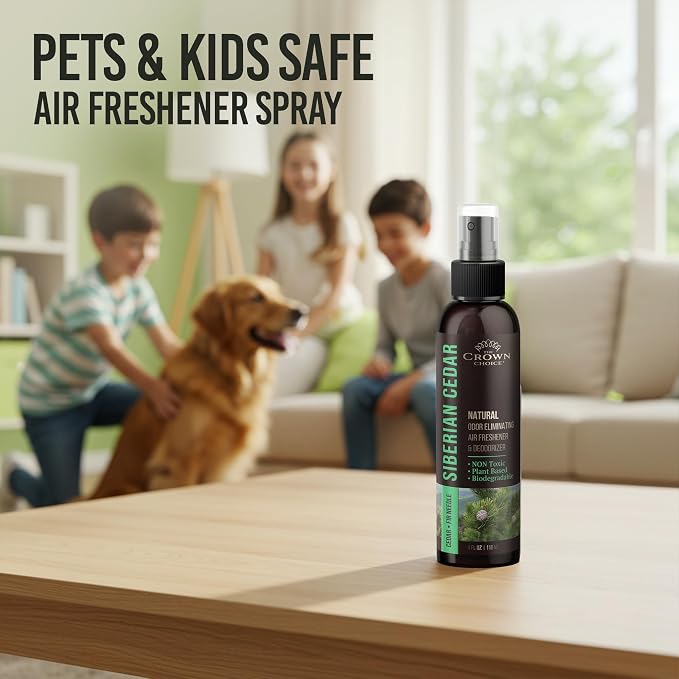 Non-Toxic Odor Eliminator, Natural Cedar Air Freshener Spray - Image 6