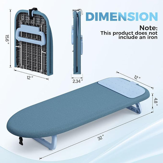 KINGBOARD Tabletop Ironing Board, Small Ironing Board - Image 2