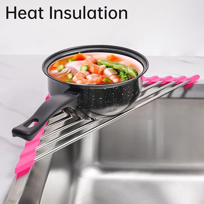 Tomorotec Triangle Roll-Up Dish Drying Rack - Image 7