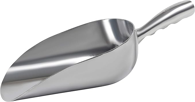 Cast Aluminum Utility Scoop - 58 oz. - Round Bottom by Nechtik