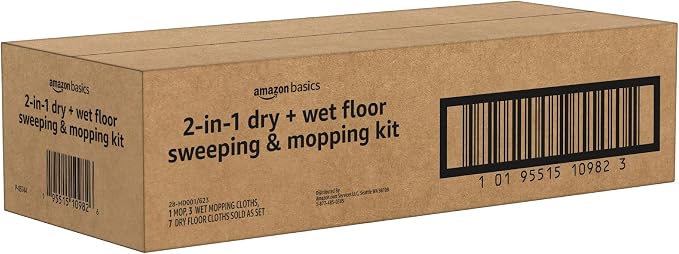Amazon Basics Wet & Dry Sweeper Kit Pack of 1 - Image 2