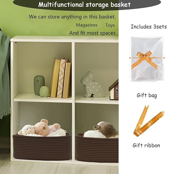 COMFY-HOMI 11.5"x7.5"x4.7" Storage Baskets - Image 3