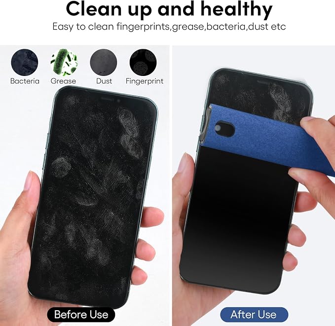 Fingerprint Proof Screen Cleaner, 3 in 1Touchscreen Mist Cleaner Spray Wipe - Image 4