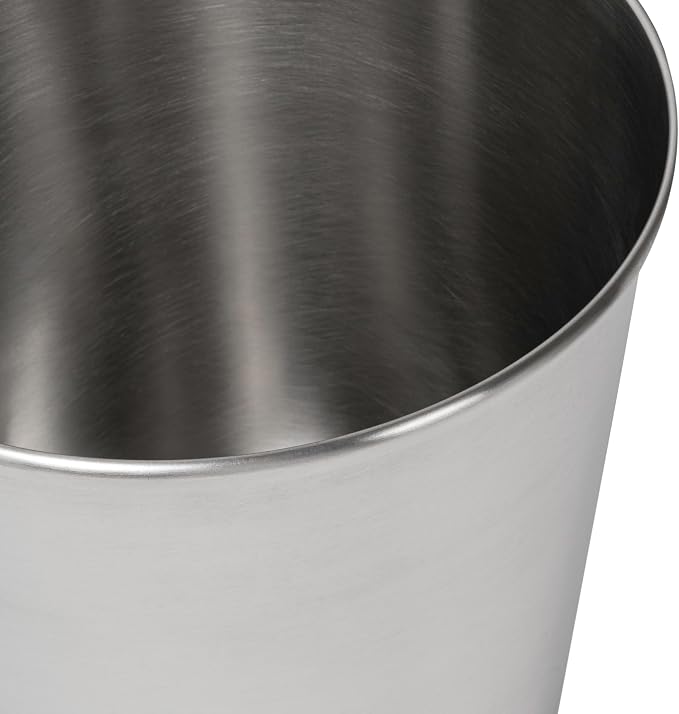 happimess HPM1113C-SET2 Nolan Modern Classic Smooth Steel 2 Gal Waste Bin - Image 4