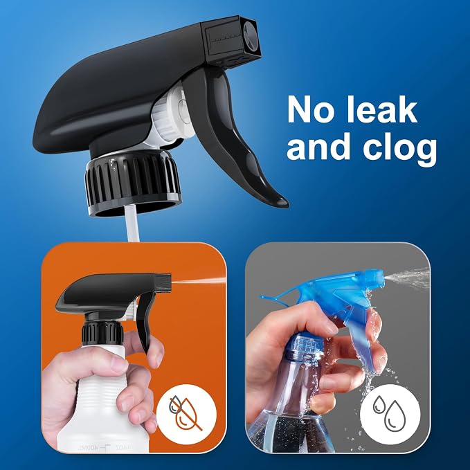 Veco Spray Bottle with Measurements and Adjustable Nozzle, HDPE Plastic Spray - Image 7