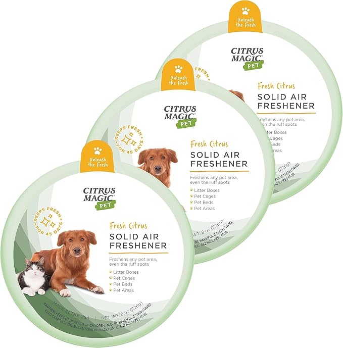 Citrus Magic Pet Odor Absorbing Solid Air Freshener by CitrusMagic