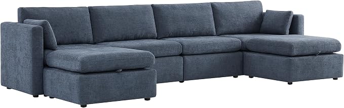 CHITA Oversized Modular Sectional Fabric Sofa Set, FSC Certified Extra Large U - Image 4