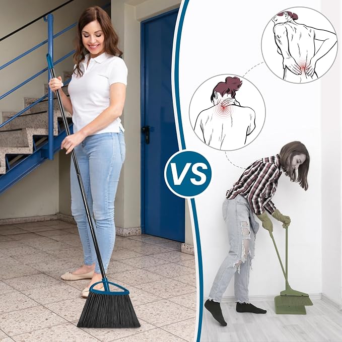 MAVRIZ 3 Pack Heavy Duty Broom Outdoor - Image 7