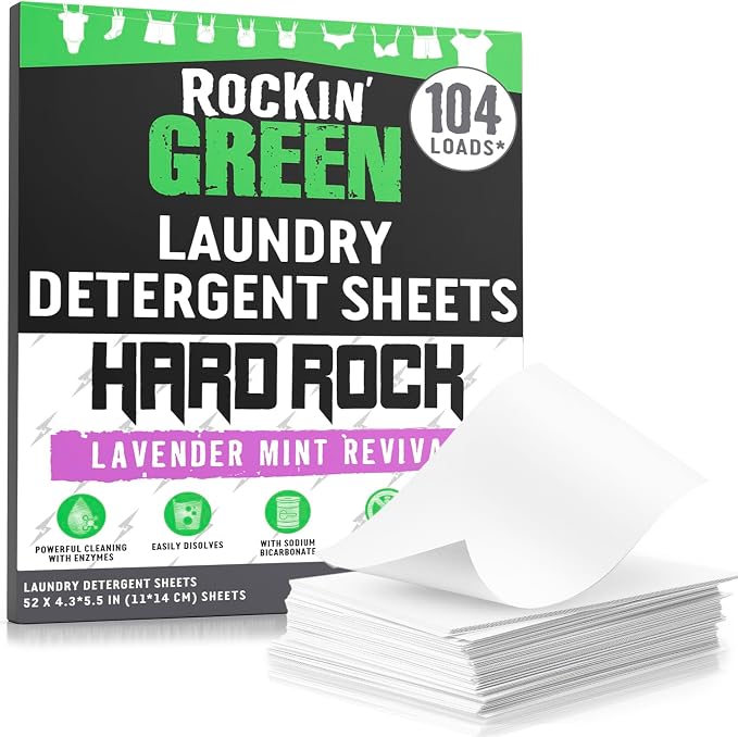 Rockin' Green Hard Rock Travel Laundry Detergent Sheets - Image 8