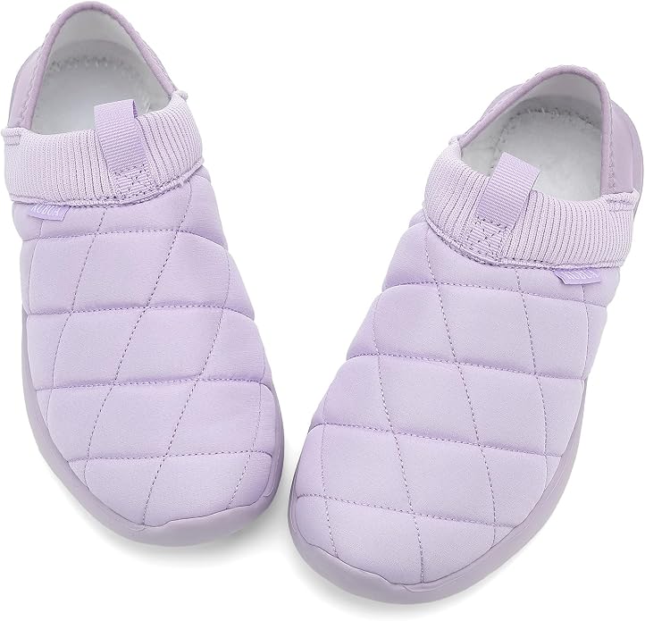 KUBUA Slippers for Men and Womens Indoor House Shoes Plush Slip on Outdoor - Image 5